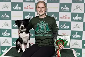 Naarah Cuddy Prints: Agility Champions Large Final Intermediate Winner Naarah Cuddy with Dark Pleasure today (Thursday 06/03/25)