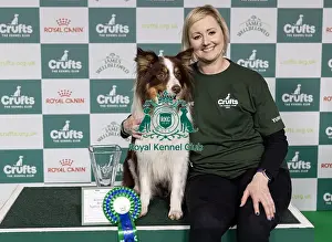 Second Place Prints: Agility Champions Large Final Runner up Kayleigh Hewit with Manicjax Summer like a sauna