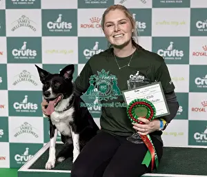 Naarah Cuddy Prints: Agility Champions Large Final Winner Naarah Cuddy with Runbye go Bananas