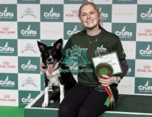 Naarah Cuddy Prints: Agility Champions Large Final Winner Naarah Cuddy with Runbye go Bananas