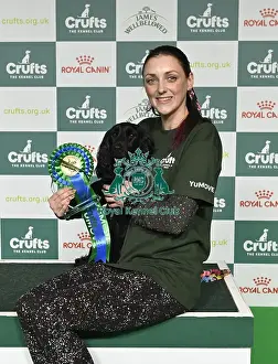 Second Place Prints: Agility - Crufts Medium ABC Final runner-up Laura Warwick with Midnight Bloom