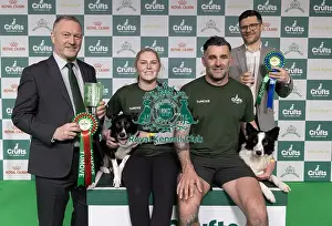 Second Place Prints: Agility Crufts Singles Final Intermediate Winner Naarah Caddy with Runbye gain Bananas
