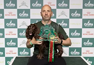 Agility Crufts Singles Final Medium Prints: Agility Crufts Singles Final Medium Winner Jesus Fernandez Crespo with Spartan Worker Baileys