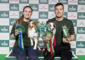 Second Place Prints: Agility Crufts Singles Final Small Winner Martin Read with Get with it eager to work