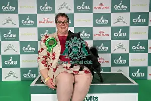 Crufts 2025 BeatMedia Prints: Bev Manners from Swadlincote, South Derbyshire with Scooter
