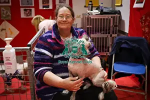 Chinese Crested Prints: Chinese Crested and owner Discover Dogs