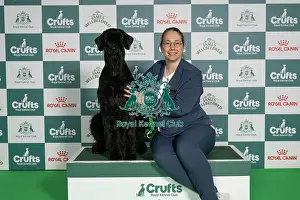 Crufts 2026 Best Of Breed Prints: Claudia Sass, from Germany, with Icebear