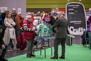 Japanese Spitz Prints: D-C-D-0-1-9-0 Crufts 2024 NEC Birmingham Utility