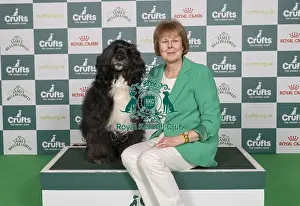 Portuguese Water Dog Prints: D-C-D-0-1-9-0 Crufts 2024 NEC Birmingham Working