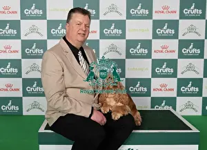 Crufts 2025 BeatMedia Prints: David Todd from Mid Calder, West Calder with Suzie
