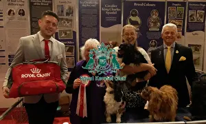 Crufts 2025 Photo Call Prints: Discover Dogs Winner Cavalier King Charles Spaniel stand