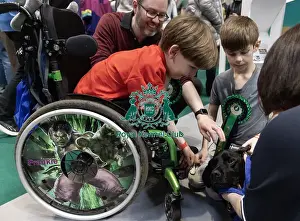 Good Citizen Dog Training Scheme Prints: Elizabeth Rawlinson with her dog Rive
