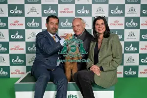 Crufts 2026 Best Of Breed Prints: Evan Calleja, Bill Browne-Cole and Cara Davani from Suffolk