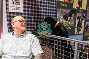 Gordon Setter Prints: Gordon Setters With Owner Keith Whiting Discover Dogs