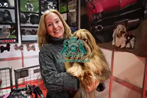 Havanese Prints: Havanese and owner Discover Dogs
