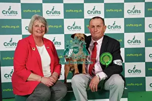 Terrier Prints: Hilary and Jimmy Gilpin from Arnside with Boots