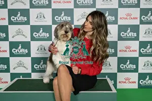 Crufts 2026 Best Of Breed Prints: Iva Raic from Drnis, Croatia, with Meghan