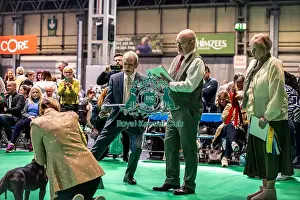 Terrier Group Prints: Judge Mr T Moore with Glenskyra Lomond Lad JW