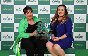 Terrier Prints: Karen and Caitlin Forbes from Garmouth with Houska
