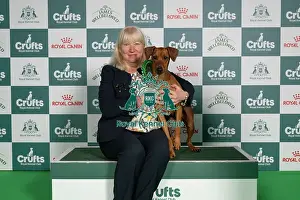 Crufts 2026 Best Of Breed Prints: Karen Wakefield from Cornwall, with Pingla