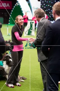 KC Novice Agility Large Winner Helen Anderson with Delanor Dark Agent KC Novice Agility Large Winner Helen Anderson with Delanor Dark Agent