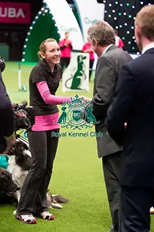 KC Novice Agility Large Winner Helen Anderson with Delanor Dark Agent