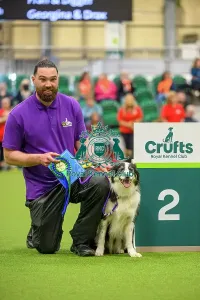 Crufts 2026 Rally Prints: Kealy and Sunny, Runners up of the of the Level 4 Inter-Regional Rally Competition today (05)