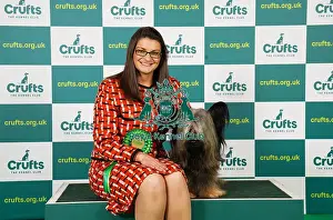 Terrier Prints: Kirsty Ryan from Lutterworth with Fergal