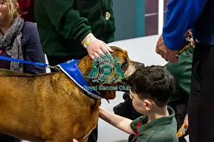 Bark And Read Prints: Local schoolchildren take part in bark and read