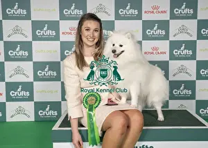 Japanese Spitz Prints: Lyndsey Jones from Flintshire with Ozzy