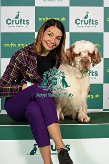 Clumber Spaniel Prints: Maja Bublao from Croatia with Villi