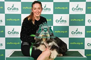 Bearded Collie Prints: Matilda Sandberg from Sweden with Amira