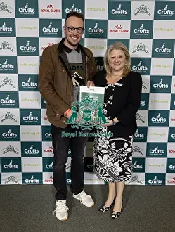 Jannine Edgar Prints: MP Adam Dance pictured with Jannine Edgar CEO Kennel Club today (Saturday 08/03/25)