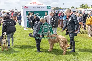 21st April 2024 Prints: Nottinghamshire. Judging Most Handsome Dog Class