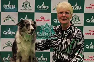 Crufts 2026 Obedience Prints: Obedience Championship Bitches Winner Podium- Crufts 2026 Obedience Championship Bitches Winner Podium- Crufts 2026