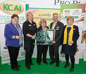 Photo Call KCAI Accreditation Certificat Presentations Hall 5 Stand 184 Julie Barrett