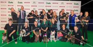 Photo Call The kennel Club handing over a cheque to the East Anglian Staffordshire
