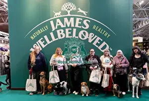 Scruffts Prints: Photocall with Scrufft's semi finalists on the James Wellbeloved stand Good Citizen Dog Training Scheme Emma