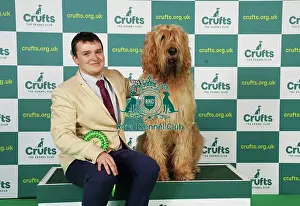 Otterhound Prints: Robin Alner from Kidderminster with Dreadnaught