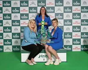 Crufts 2026 Best Of Breed Prints: Sophie Linney, Laura Wilcox and Gemma Perry from Aldershot