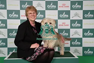 Crufts 2025 Prints: Suzanne Williams, from Sweden, with Tracker
