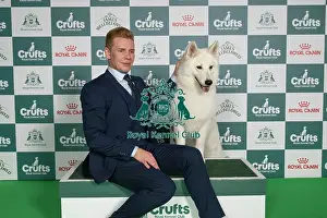 Crufts 2026 Best Of Breed Prints: Tino Jalonen, from Finland, with Aston