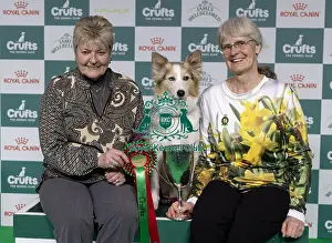 Obedience Championship Prints: Winner of the Obedience Championship Mary Ray with Ouch Sarcam Sings The Blues