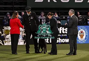 Pippa Mills Prints: Winner of the Police Dog Team Operational & humanitarian Action of the Year Award Toby Spires with Tsar
