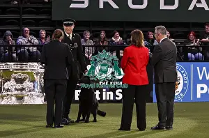 Pippa Mills Prints: Winner of the Police Dog Team Operational & humanitarian Action of the Year Award Toby Spires with Tsar