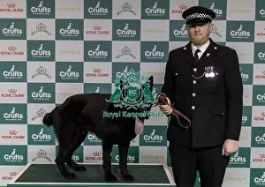Toby Spires Prints: Winner of the Police Dog Team Operational & humanitarian Action of the Year Award Toby Spires with Tsar today