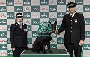 Toby Spires Prints: Winner of the Police Dog Team Operational & humanitarian Action of the Year Award Toby Spires with Tsar today